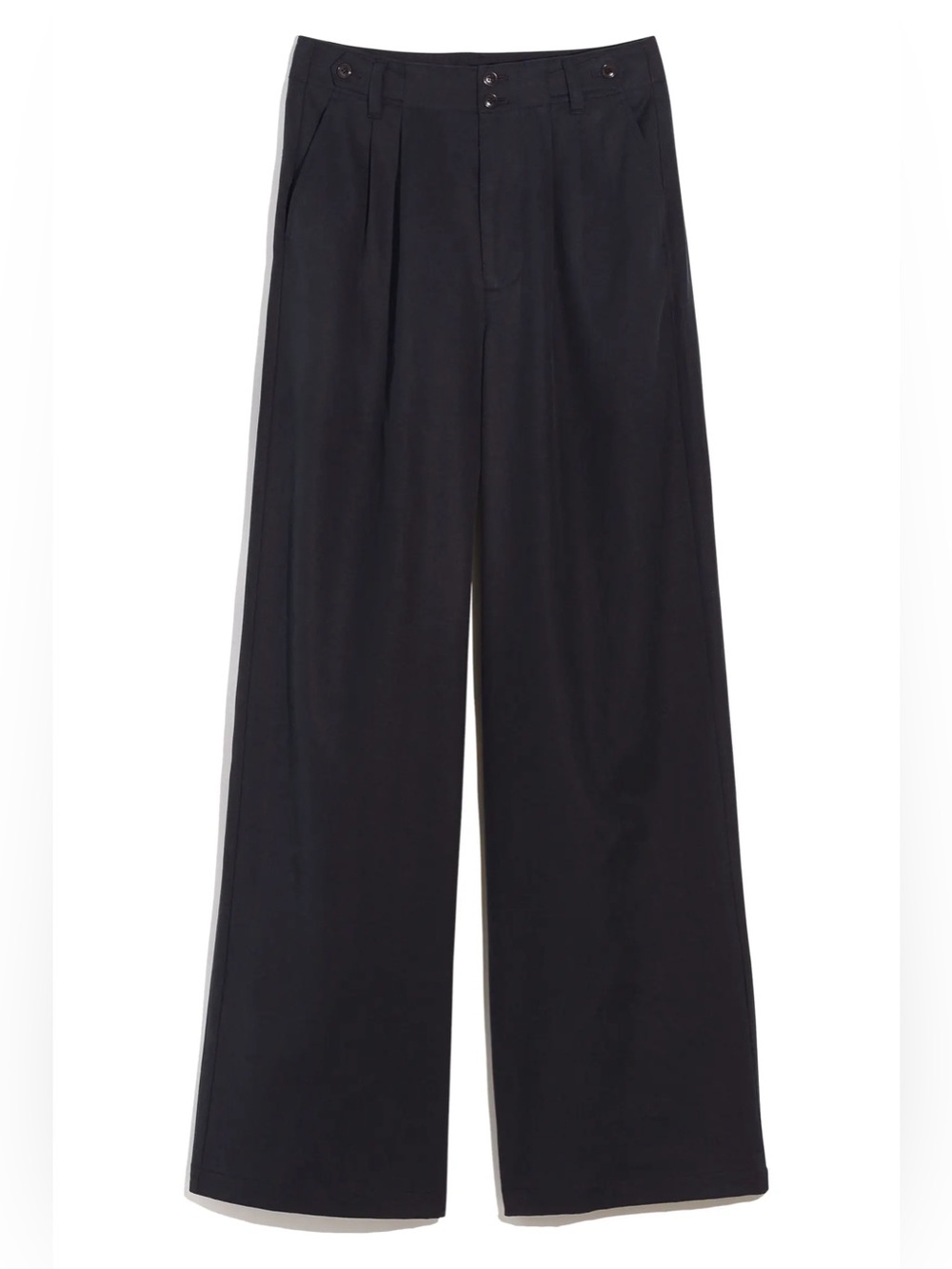 Madewell Harlow Wide Leg Pants Black Size 6 NWT - Picture 13 of 15